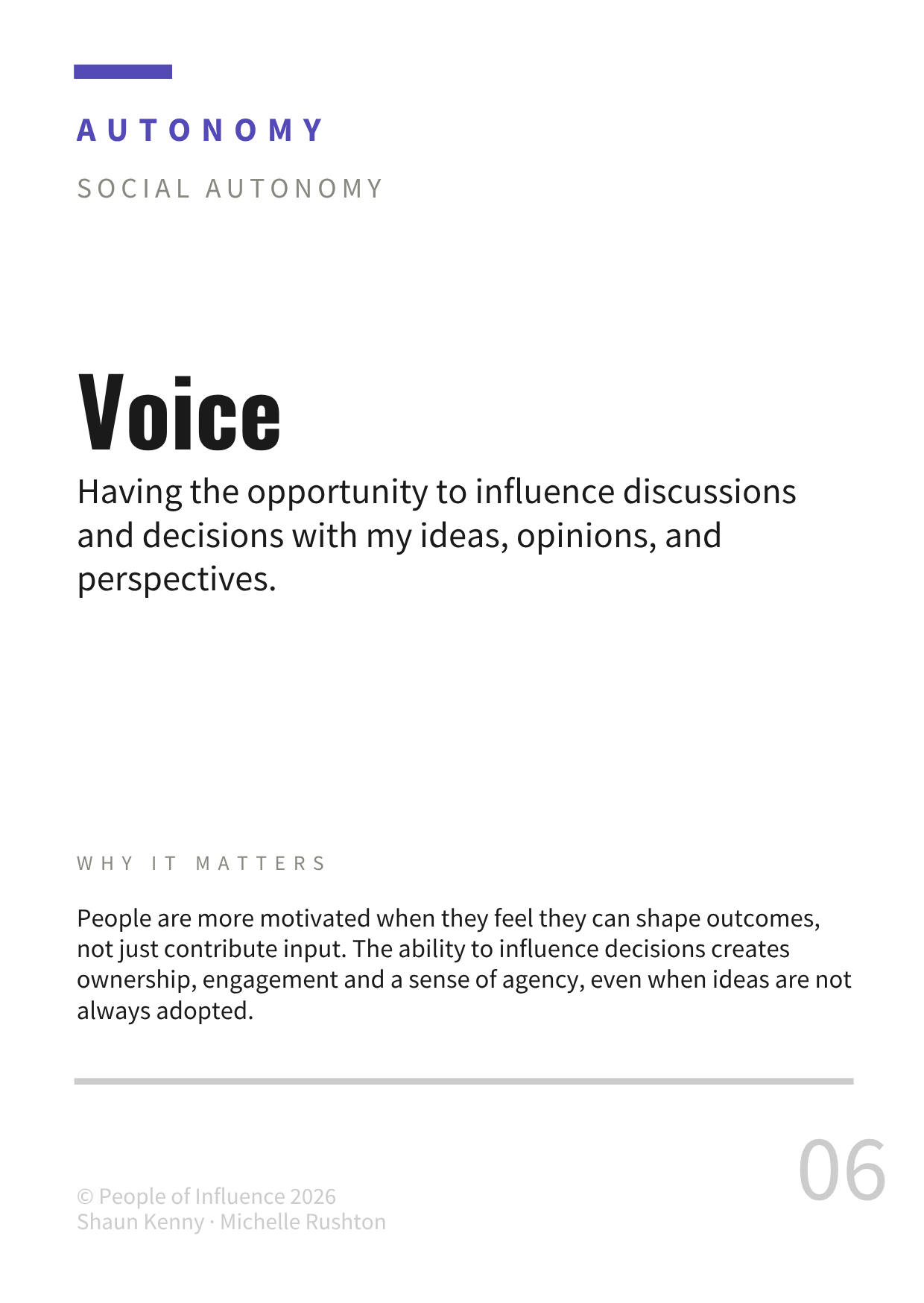 Voice motivator card